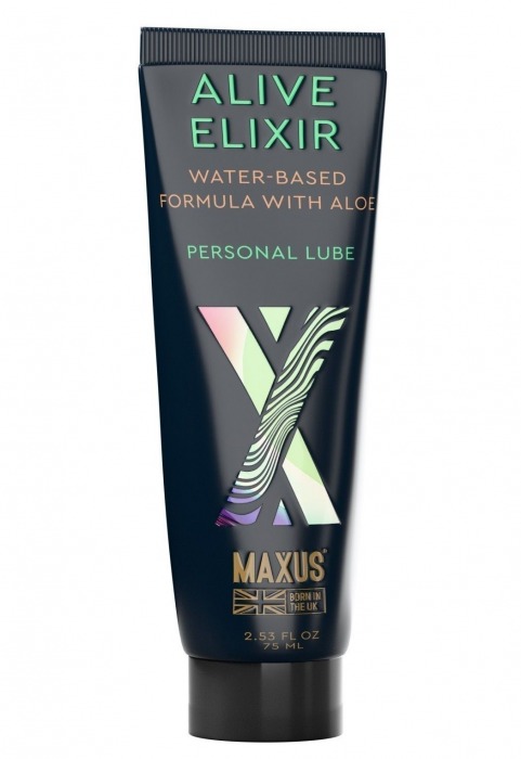 Интимный гель на водной основе MAXUS Alive Elixir - 75 мл. - Maxus - купить с доставкой в Томске