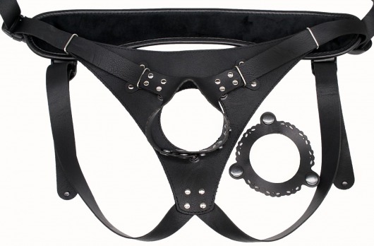 Пояс Hard Brutal для больших насадок - LOVETOY (А-Полимер) купить в Томске с доставкой в Orgasmix.ru Пояс Hard Brutal для больших насадок - LOVETOY (А-Полимер) - купить с доставкой в Томске