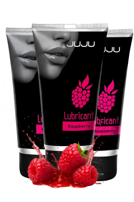 Набор из 3 съедобных лубрикантов JUJU со вкусом малины - JuJu - купить с доставкой в Томске Набор из 3 съедобных лубрикантов JUJU со вкусом малины - JuJu - купить с доставкой в Томске