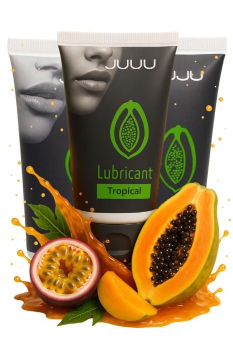 Набор из 3 съедобных лубрикантов JUJU со вкусом тропических фруктов - JuJu - купить с доставкой в Томске Набор из 3 съедобных лубрикантов JUJU со вкусом тропических фруктов - JuJu - купить с доставкой в Томске