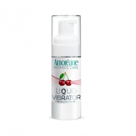 Жидкий вибратор со вкусом вишни Amoreane Cherry - 30 мл. - Amoreane - купить с доставкой в Томске