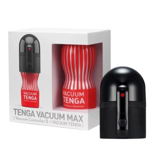 Набор Tenga Vacuum Max: мастурбатор и устройство для создания вакуума - Tenga - в Томске купить с доставкой Набор Tenga Vacuum Max: мастурбатор и устройство для создания вакуума - Tenga - в Томске купить с доставкой