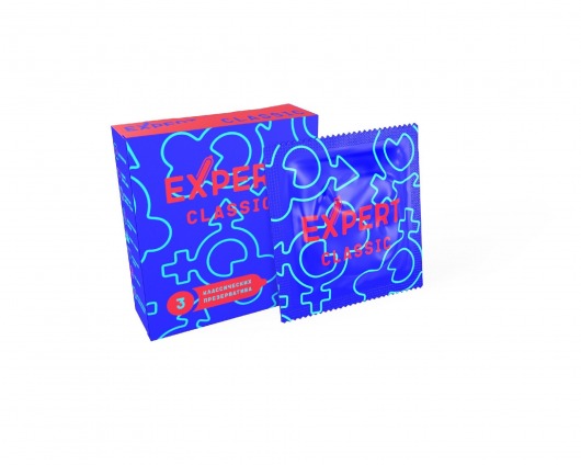 Классические презервативы Expert Classic - 3 шт. - Expert - купить с доставкой в Томске