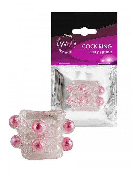 Прозрачная насадка на пенис с цветными шариками - Erowoman-Eroman - в Томске купить с доставкой Прозрачная насадка на пенис с цветными шариками - Erowoman-Eroman - в Томске купить с доставкой