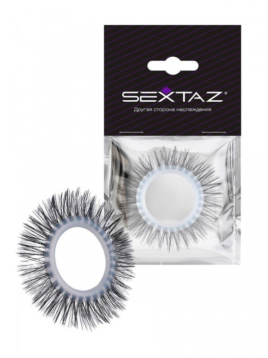 Круглое эрекционное кольцо с длинными «ресничками» - Sextaz - в Томске купить с доставкой