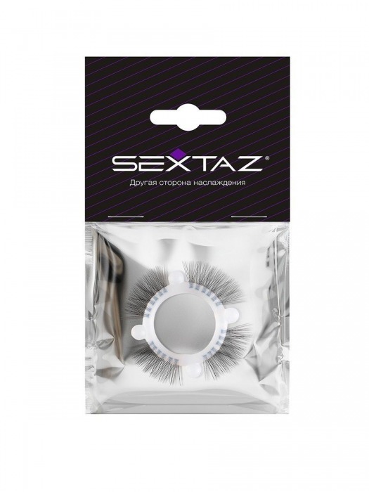 Эластичное кольцо с «ресничками» и 4 шариками - Sextaz - в Томске купить с доставкой