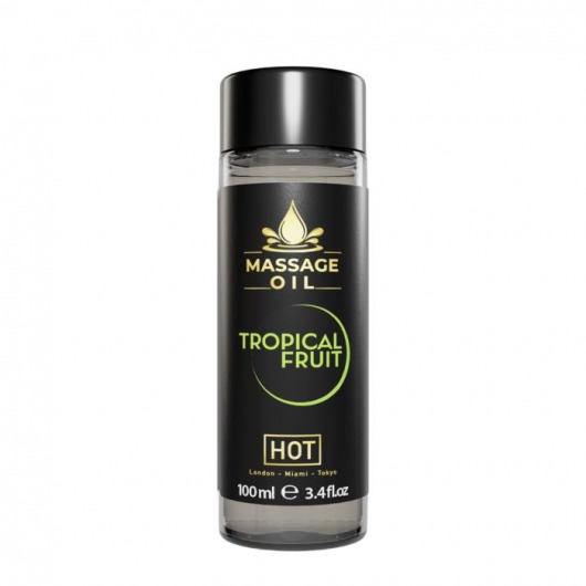 Массажное масло c ароматом тропических фруктов Massage Oil - 100 мл. - HOT - купить с доставкой в Томске