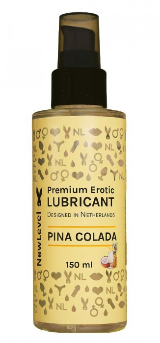 Ароматизированный лубрикант на водной основе NewLevel Pina Colada - 150 мл. - NewLevel - купить с доставкой в Томске