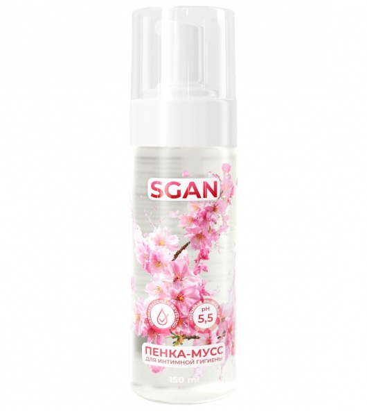 Пенка-мусс для интимной гигиены SGAN с пребиотиками - 150 мл. - SGAN - купить с доставкой в Томске