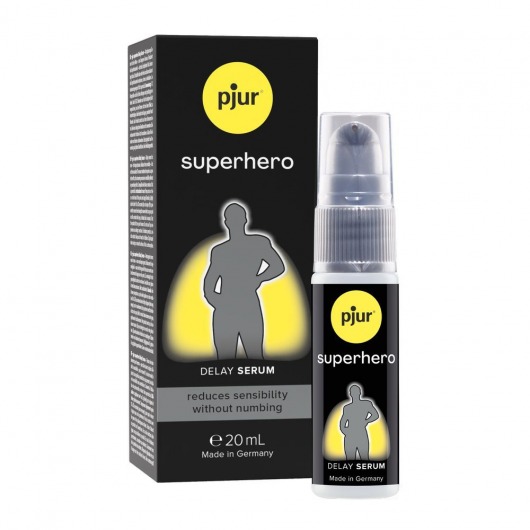 Пролонгатор-сыворотка pjur Superhero Delay Serum - 20 мл. - Pjur - купить с доставкой в Томске