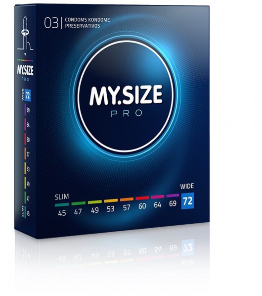 Презервативы MY.SIZE размер 72 - 3 шт. - My.Size - купить с доставкой в Томске