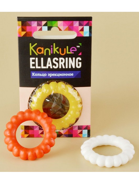 Цветное рельефное эрекционное кольцо Ellasring - Sitabella - в Томске купить с доставкой