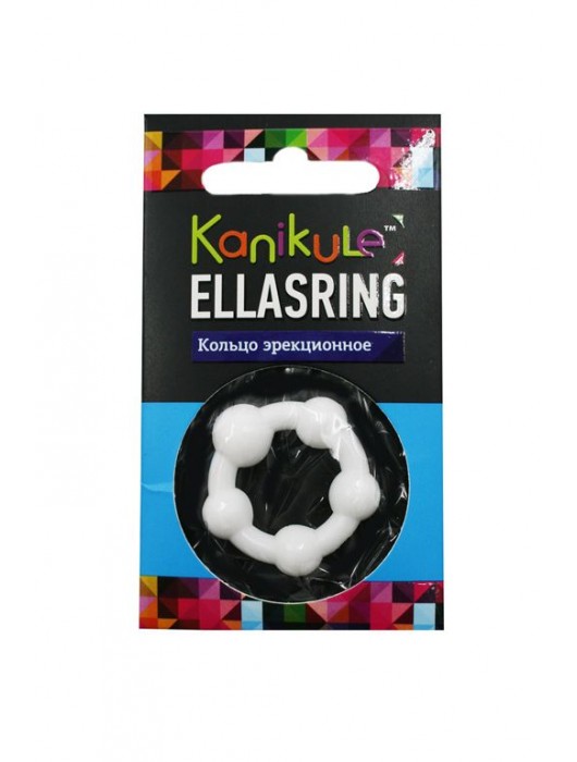 Цветное эрекционное кольцо с шариками Ellasring - Sitabella - в Томске купить с доставкой