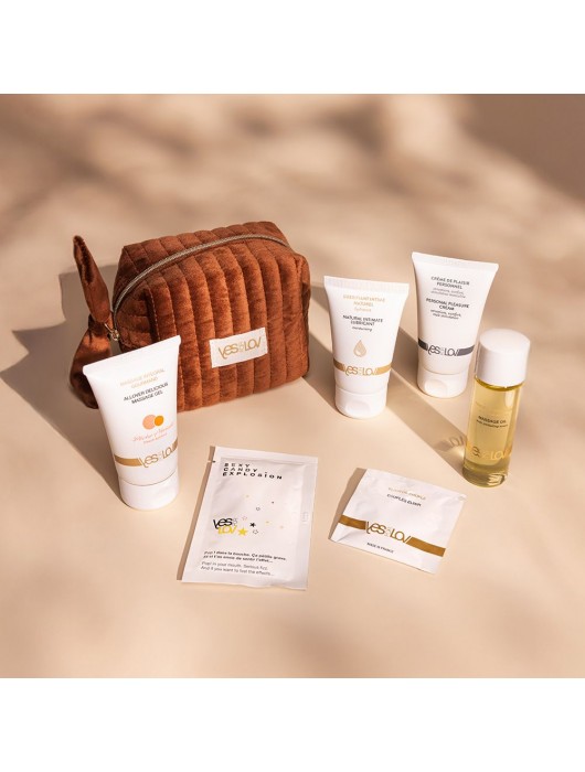 Набор YESforLOV La Trousse Enchantée в коричневой косметичке - YESforLOV - купить с доставкой в Томске