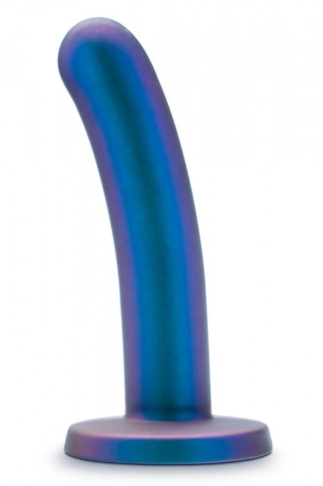 Синяя насадка с гладкой поверхностью Surrender 5.75 Inch Intermediate Pegging Dildo - 14,6 см. - Blush Novelties - купить с доставкой в Томске