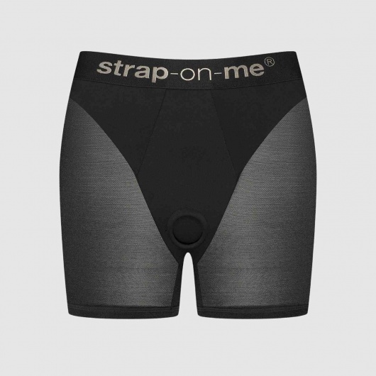 Трусики-шорты для фиксации насадок Strap-on-me Harness Lingerie Halo - size L - Strap-on-me - купить с доставкой в Томске