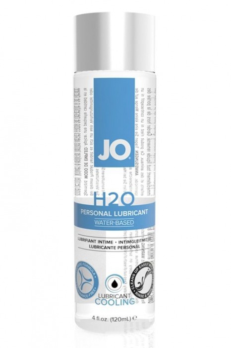 Охлаждающий лубрикант на водной основе JO Personal Lubricant H2O COOLING - 120 мл. - System JO - купить с доставкой в Томске Охлаждающий лубрикант на водной основе JO Personal Lubricant H2O COOLING - 120 мл. - System JO - купить с доставкой в Томске