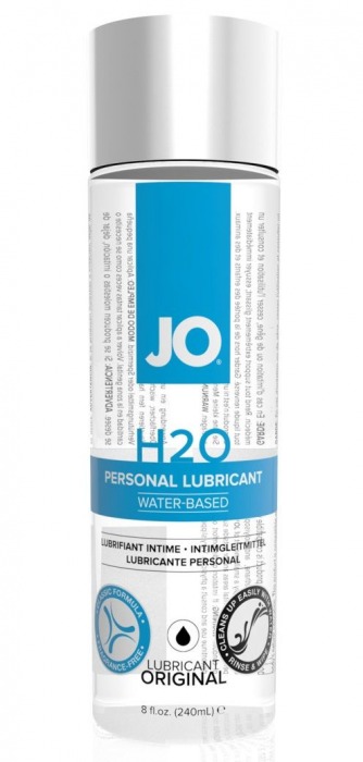 Нейтральный лубрикант на водной основе JO Personal Lubricant H2O - 240 мл. - System JO - купить с доставкой в Томске