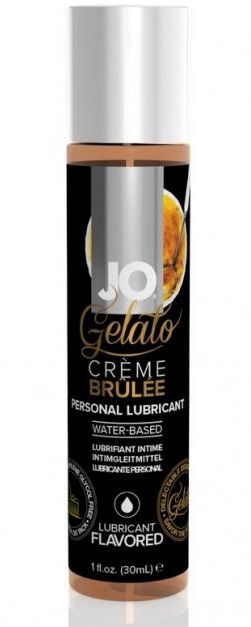 Лубрикант с ароматом крем-брюле JO GELATO CREME BRULEE - 30 мл. - System JO - купить с доставкой в Томске