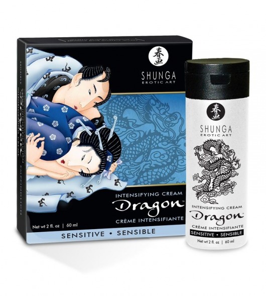 Интимный мужской крем SHUNGA DRAGON SENSITIVE - 60 мл. - Shunga - купить с доставкой в Томске