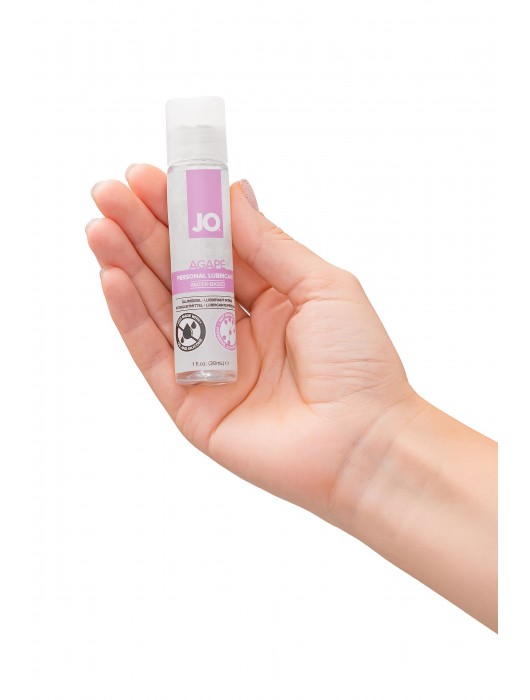 Лубрикант на водной основе для женщин JO AGAPE ORIGINAL - 30 мл. - System JO - купить с доставкой в Томске