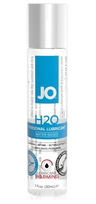 Возбуждающий лубрикант на водной основе JO Personal Lubricant H2O Warming - 30 мл. - System JO - купить с доставкой в Томске