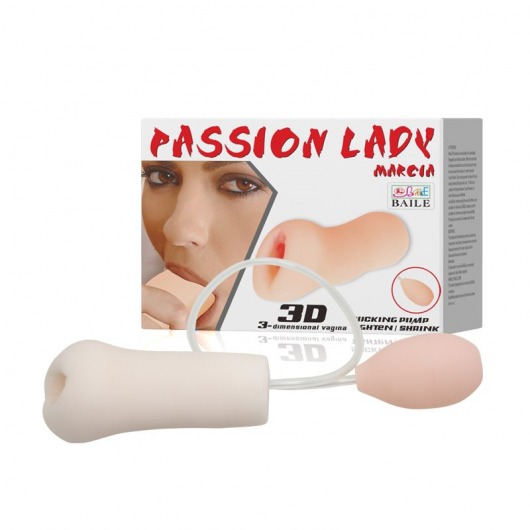 Мастурбатор Passion Lady Marcia с грушей для имитации посасывания - Baile - в Томске купить с доставкой