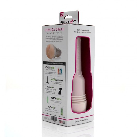 Мастурбатор-вагина Fleshlight Girls - Jessica Drake Heavenly - Fleshlight - в Томске купить с доставкой