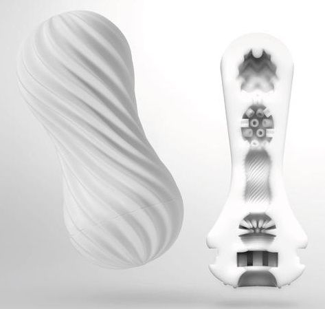 Мастурбатор FLEX Silky White с мягким рельефом - Tenga - в Томске купить с доставкой