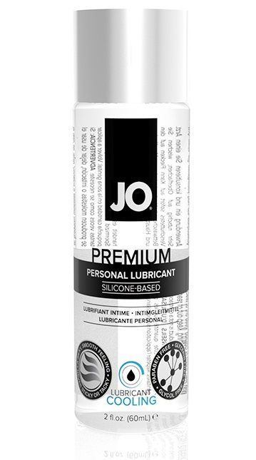 Охлаждающий лубрикант на силиконовой основе JO Personal Premium Lubricant Cooling - 60 мл. - System JO - купить с доставкой в Томске