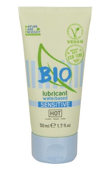 Органический лубрикант для чувствительной кожи Bio Sensitive - 50 мл. - HOT - купить с доставкой в Томске