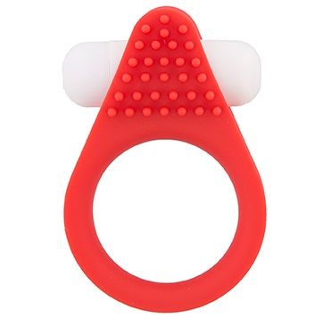 Красное эрекционное кольцо LIT-UP SILICONE STIMU RING 1 RED - Dream Toys - в Томске купить с доставкой