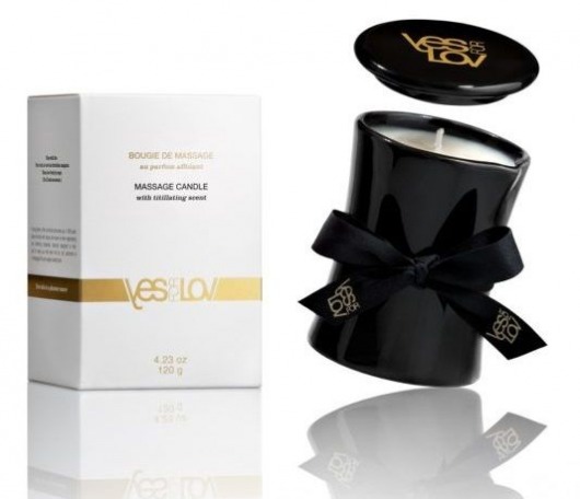 Массажная свеча Titillating Massage Candle - 120 мл. - YESforLOV - купить с доставкой в Томске