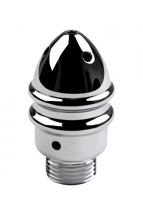 Металлический анальный душ с тремя насадками - ToyFa - купить с доставкой в Томске