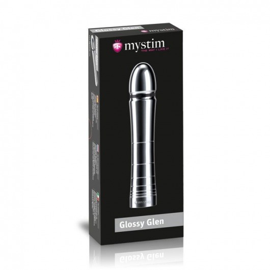 Фаллоимитатор для электростимуляции Glossy Glen Dildo - 14 см. - MyStim - купить с доставкой в Томске