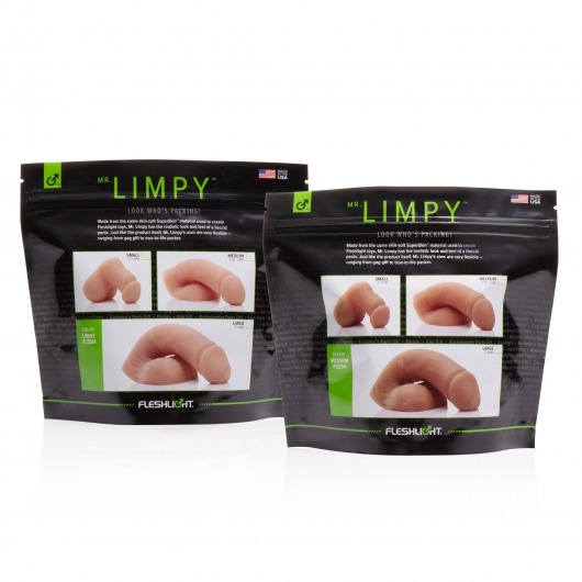 Мягкий имитатор пениса Fleshtone Limpy большого размера - 21,6 см. - Fleshlight - купить с доставкой в Томске