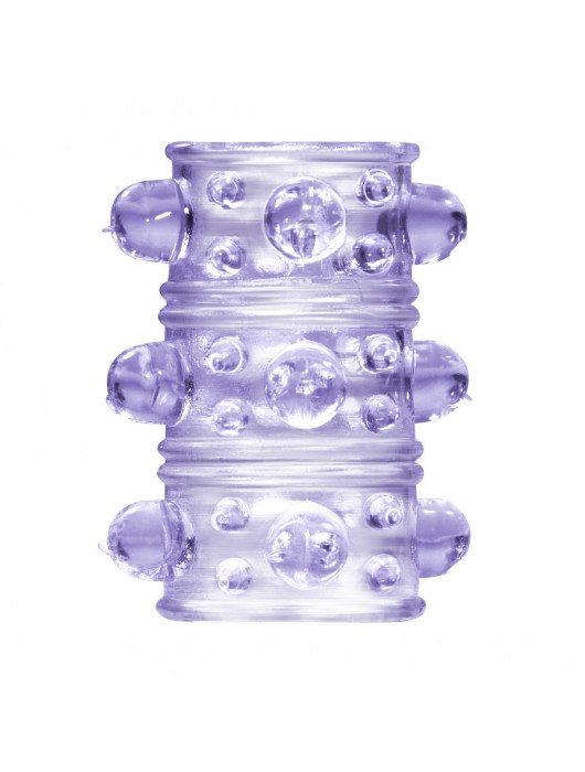 Фиолетовая насадка на пенис Rings Armour - Lola Games - в Томске купить с доставкой