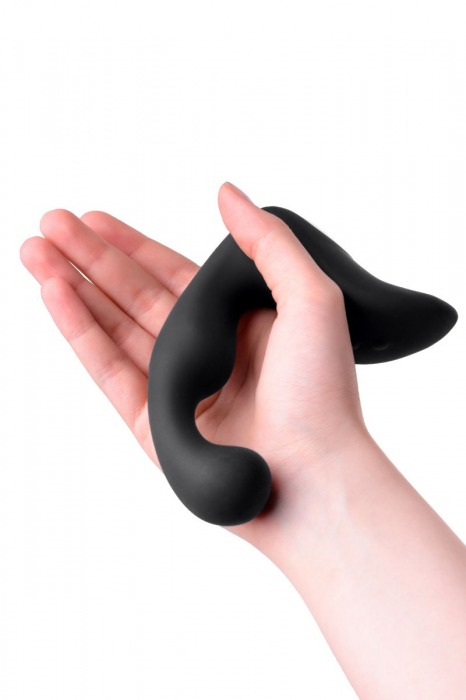 Чёрный изогнутый вибростимулятор простаты Erotist - Erotist Adult Toys - в Томске купить с доставкой