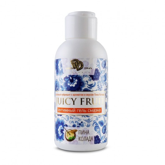 Интимный гель на водной основе JUICY FRUIT с ароматом пина колада - 100 мл. - БиоМед - купить с доставкой в Томске