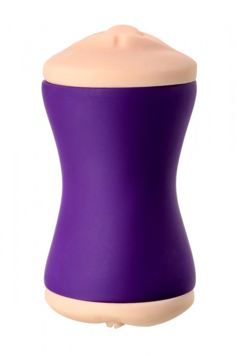 Двухсторонний мастурбатор JOS YARA в фиолетовой колбе - JOS - в Томске купить с доставкой