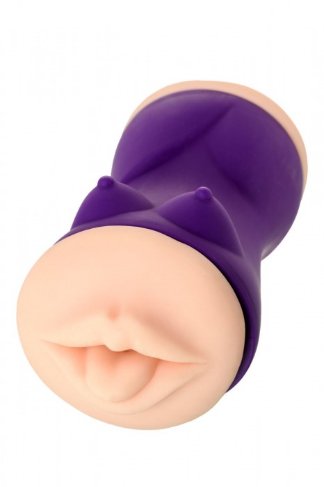Двухсторонний мастурбатор JOS YARA в фиолетовой колбе - JOS - в Томске купить с доставкой