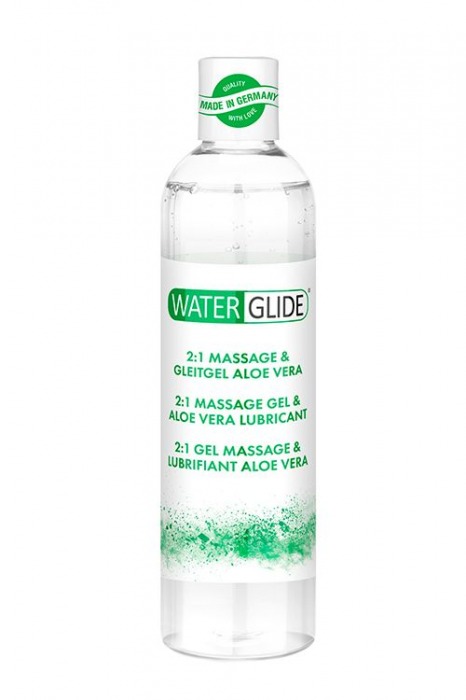 Гель-смазка 2-в-1 MASSAGE   LUBRICANT ALOE VERA - 300 мл. - Waterglide - купить с доставкой в Томске