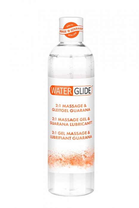 Гель-смазка 2-в-1 MASSAGE   LUBRICANT GUARANA - 300 мл. - Waterglide - купить с доставкой в Томске