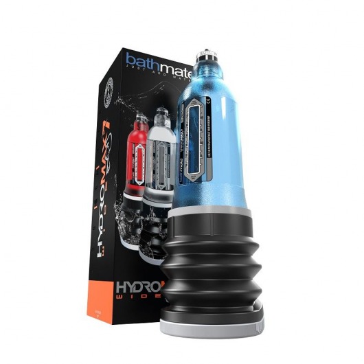 Синяя гидропомпа HydroMAX7 Wide Boy - Bathmate - в Томске купить с доставкой