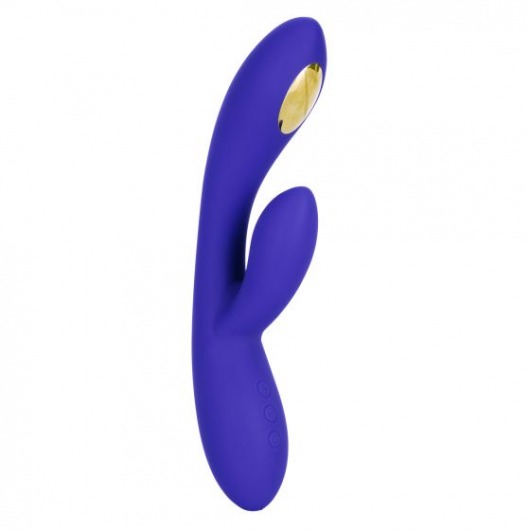 Фиолетовый вибратор с функцией электростимуляции Intimate E-Stimulator Dual Wand - 21,5 см. - California Exotic Novelties - купить с доставкой в Томске