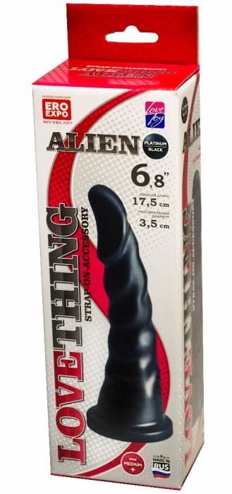 Насадка для трусиков харнесс Alien - 17,5 см. - LOVETOY (А-Полимер) - купить с доставкой в Томске