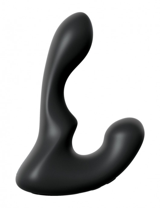 Черный анальный вибростимулятор P-Spot Milker - 14 см. - Pipedream - в Томске купить с доставкой