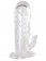 Прозрачная гелевая насадка с клиторальным отростком - 13 см. - Toyfa Basic - в Томске купить с доставкой Прозрачная гелевая насадка с клиторальным отростком - 13 см. - Toyfa Basic - в Томске купить с доставкой