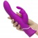 Лиловый вибратор-кролик Curve Rechargeable Rabbit Vibrator - 25,4 см. - Happy Rabbit купить в Томске с доставкой в Orgasmix.ru Лиловый вибратор-кролик Curve Rechargeable Rabbit Vibrator - 25,4 см. - Happy Rabbit