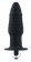 Черная ребристая вибровтулка с ограничителем - 9 см. - Sex Expert в Томске Черная ребристая вибровтулка с ограничителем - 9 см. - Sex Expert